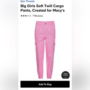 Epic thread cargo pants